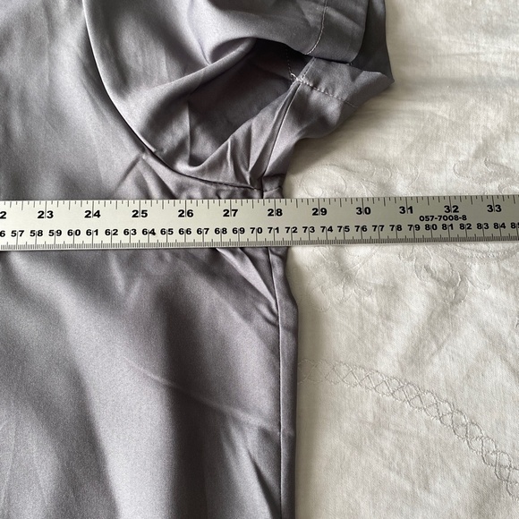 Hawalili‎ Men's Gray Hawaiian Tropical Short Sleeve Button Up Shirt 3XL Bowling - Picture 8 of 16